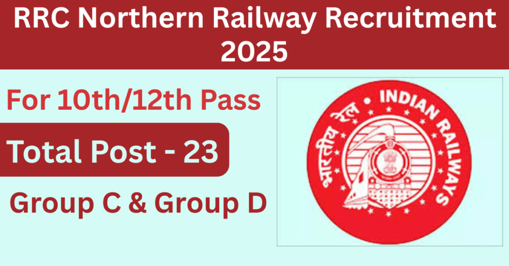 RRC Northern Railway Recruitment 2025